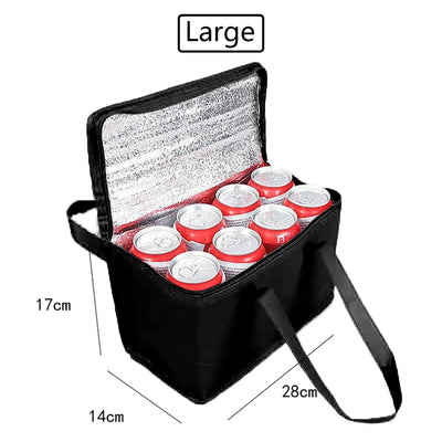 Portable Lunch Cooler Bag Folding Insulation Picnic Ice Pack Food Thermal Bag Drink Carrier Insulated Bags Beer Delivery Bag - Smarsty