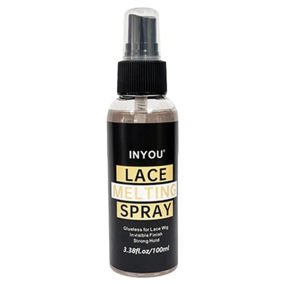 100ML Lace Wig Melting And Holding Spray Strong Natural Finish Wig Adhesive Glue for Lace Front Melt Super Hold Hair Spray - Smarsty