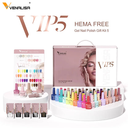 Venalisa HEMA Free Jelly Pink Nail Gel Kit - Smarsty