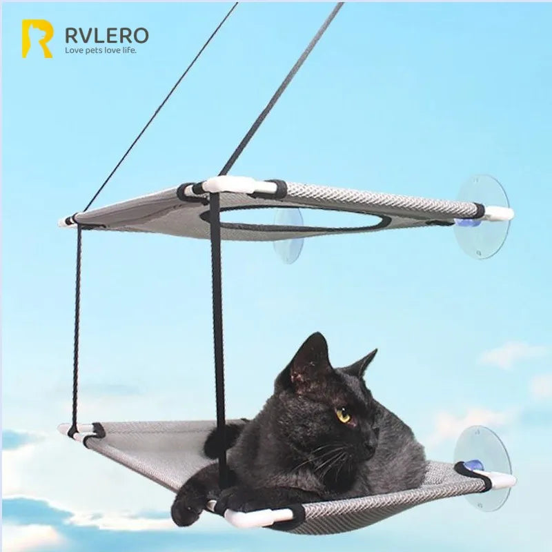 Cat Hammock Window Bed for Sunny Relaxation - Smarsty