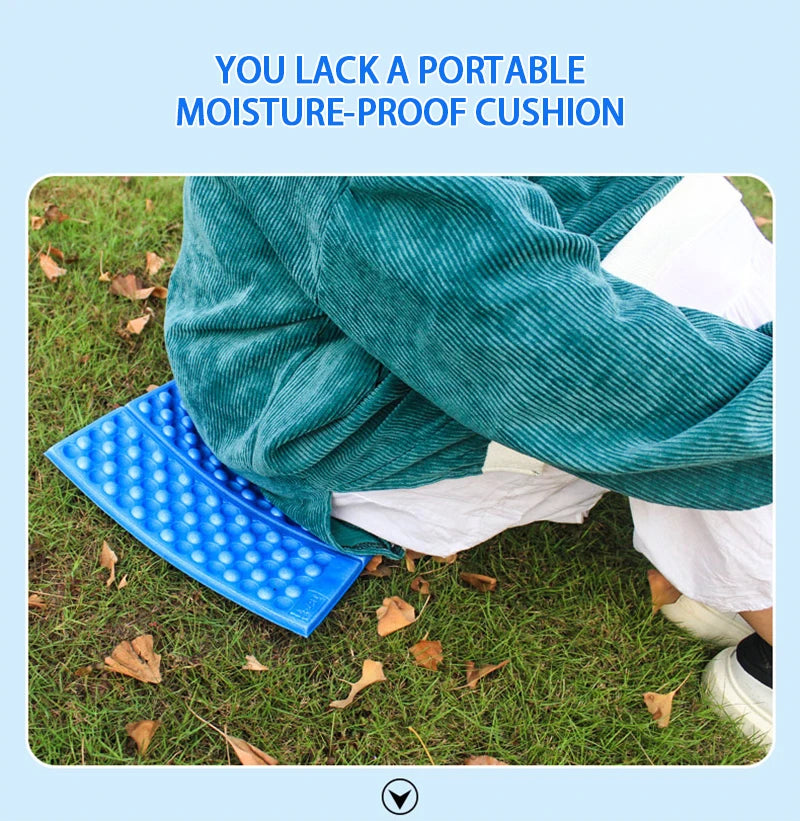 Waterproof Camping Foam Pad Portable Seat for Picnic Hiking Backpacking Mountaineering Trekking Stadium Bleachers Outdoor Activi