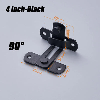 Sliding Barn Door Latch Sliding Right Angle Door Latch Door Bolt Wine Cooler Closet Window Door Latch Plug Baby Safety Latch - Smarsty