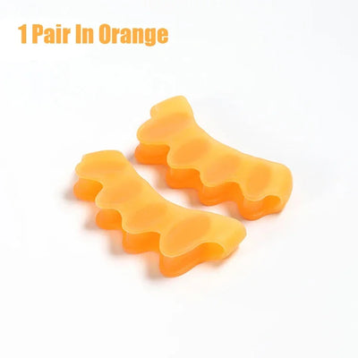 Toe Separators Doctor Recommended Correct Foot and Bunion Pain,Plantar Fasciitis Toe Straightener to Improve Functional Mobility - Smarsty