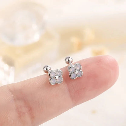 925 Silver Tragus Piercing Helix Studs Butterfly Heart - Smarsty