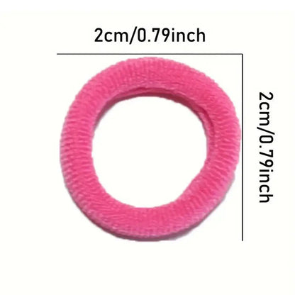 Girls Elastic Hair Bands Soft Gentle No Damage Kids Ties - Smarsty