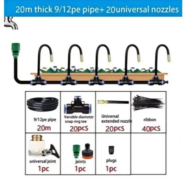 Universal Automatic Irrigation Sprinkler Kit for Efficient Watering - Smarsty