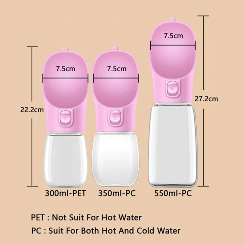 Portable Dog Water Bottle Leakproof for Outdoor Use - Smarsty