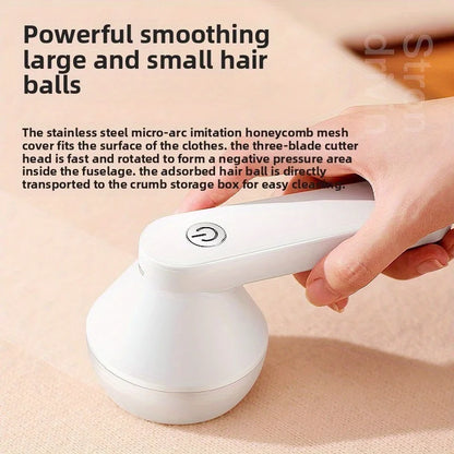 1PC USB Rechargeable Fabric Shaver, Portable Lint Remover for Clothes Bedding Furniture Carpet Sofa Cleaning Tool