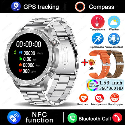 Bluetooth Call Smart Watch For Men With GPS Waterproof - Smarsty