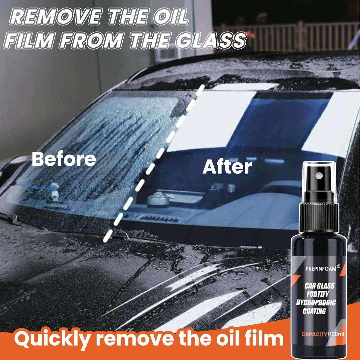 Car Windshield Glass Cleaner Oil Film Remover Sponge Brush - Smarsty