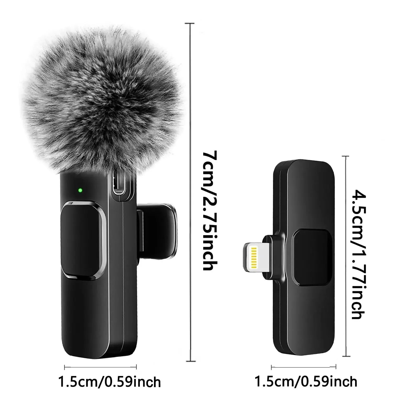 Wireless Lavalier Microphone for iPhone and Android - Smarsty