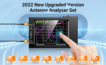 NanoVNA-H Vector Network Analyzer with Spectrum Tuning - Smarsty