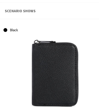 20 Detents Cards Holders PU Business Bank Credit Bus ID Card Holder Cover Coin Pouch Anti Demagnetization Wallets Bag Organizer