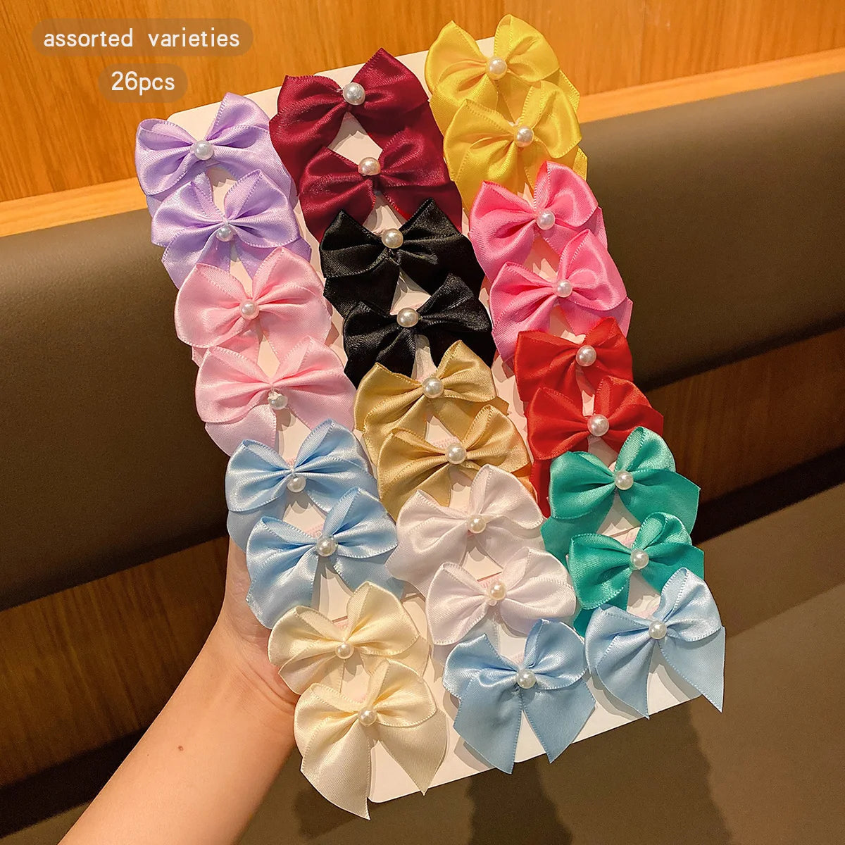 30 Colored Bow Hair Clips for Stylish Daily Use - Smarsty