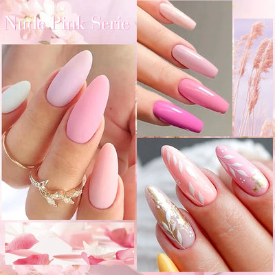 Fluorescent Gel Nail Polish Set for Long-Lasting Manicure - Smarsty