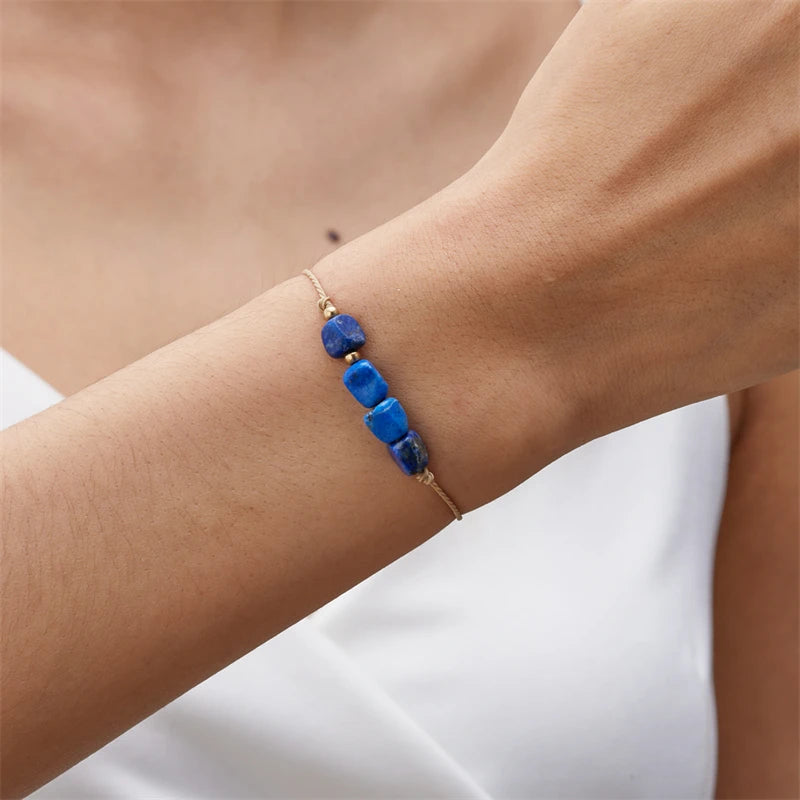 12 Constellation Natural Stone Beads Bracelets for Zodiac Signs - Smarsty