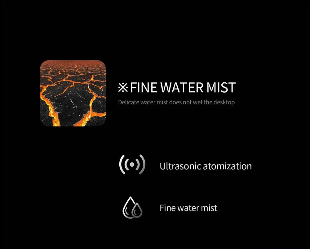Ultrasound Air Humidifier with Colorful Night Light - Smarsty