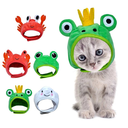 Frog Ear Warmer Hat for Pets Plush Costume Accessory - Smarsty