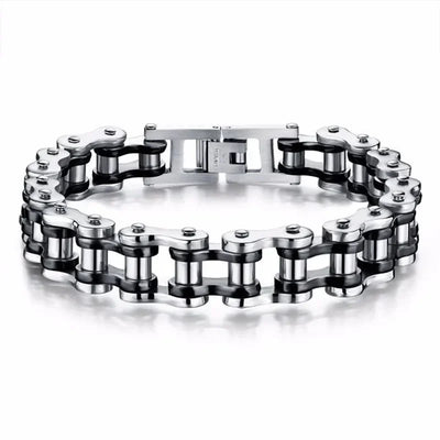 Stainless Steel Biker Chain Bracelet for Men Durable Fashion Jewelry - Smarsty