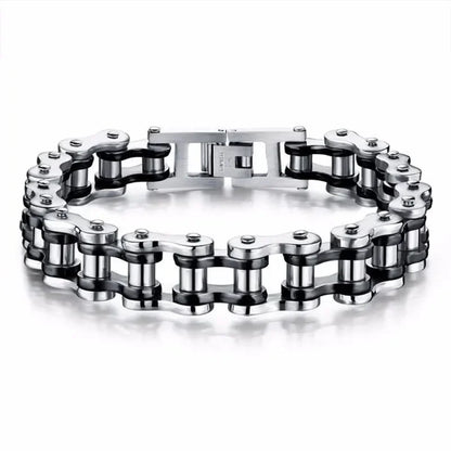 Stainless Steel Biker Chain Bracelet for Men Durable Fashion Jewelry - Smarsty