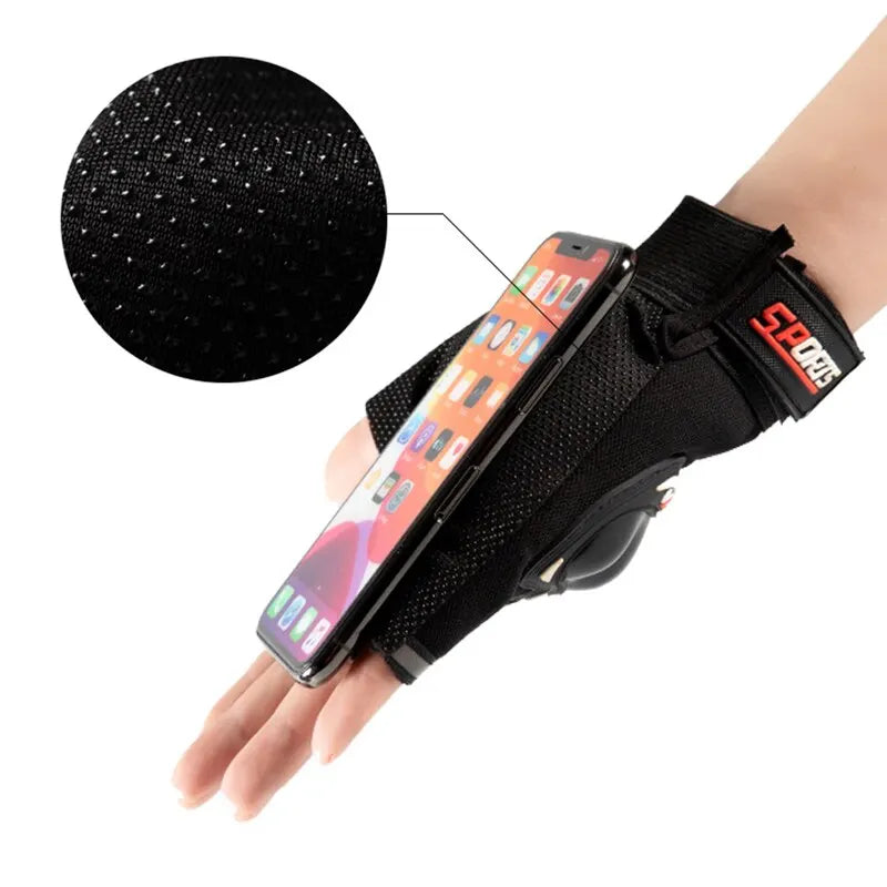 Men Half Finger Motorcycle Gloves Breathable Slip Resistant - Smarsty