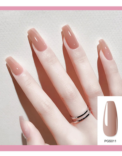 Poly Nail Gel Set With 6W LED Lamp For Beginners - Smarsty
