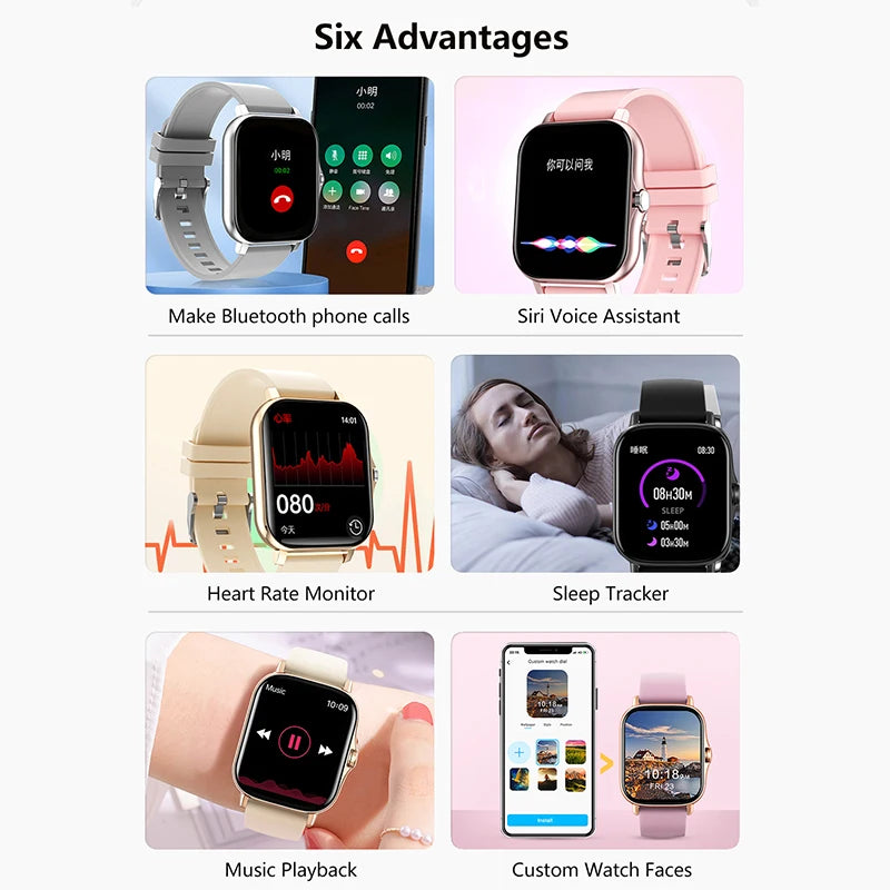 Waterproof Sports Smart Watch with Health Monitor - Smarsty