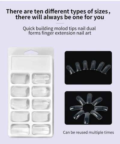 Nail Polish Kit With UV Lamp For Easy Manicure - Smarsty