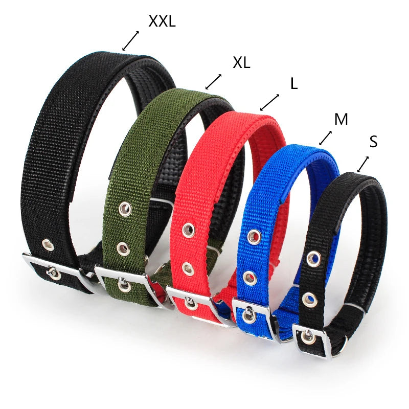 Solid Nylon Dog Collar for All Breeds and Durability - Smarsty