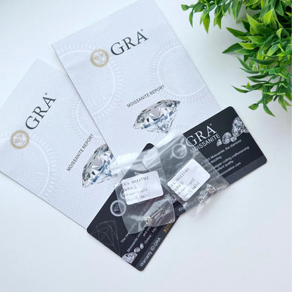 1 CT D Color Moissanite Stud Earrings Sparkling 925 Silver - Smarsty