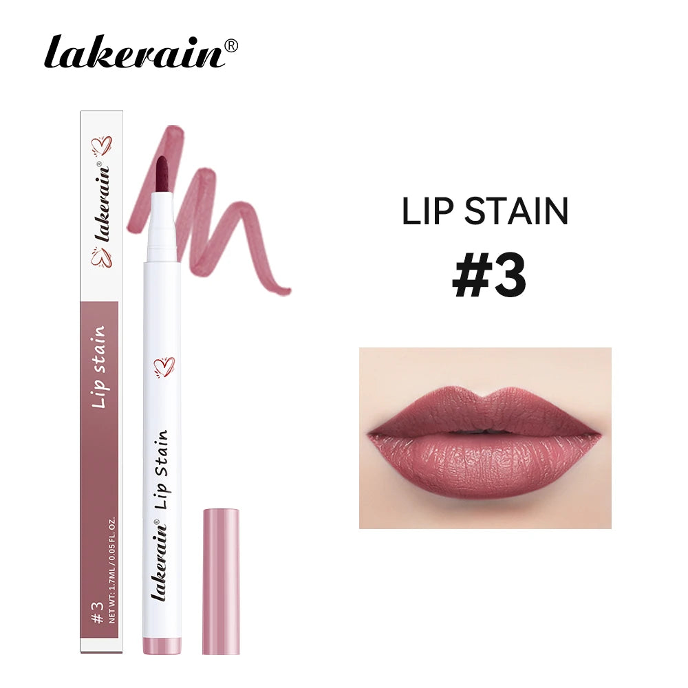 Lakerain Long-lasting Lip Gloss 6 Colors Matte Color Not Easy To Fade Non-stick Cup Silky Lip Gloss Wholesale ship for us