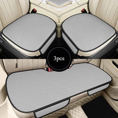 Breathable Ice Silk Car Seat Cushion Non-slip and Wear-resistant Solid Color Ice Silk Car Seat Cover, Universal Fit Most Cars - Smarsty