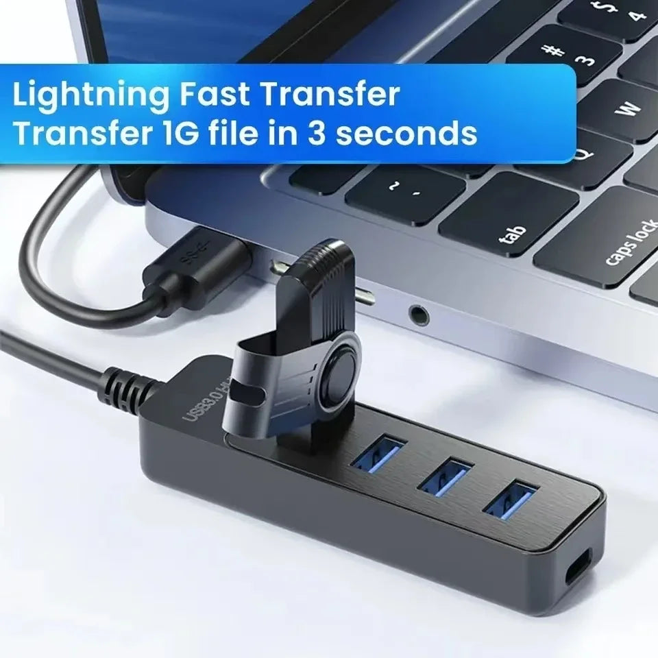 USB C Hub Quad Port High Speed USB3Point0 ExpansionPro
