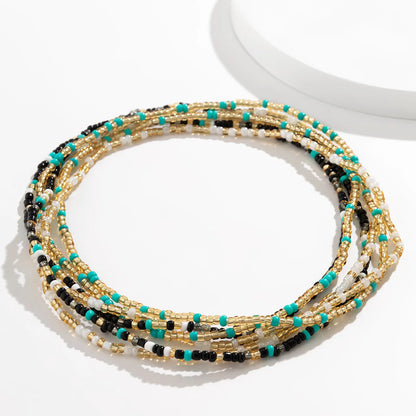 Bohemia Colorful Seed Beads Belly Chain for Summer - Smarsty