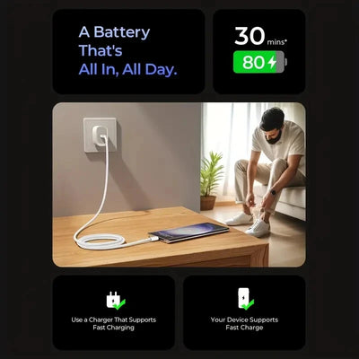 Original 60W PD USB-C USB C Fast Charger Cable For Apple iPhone 17 Air 16 Pro Max 15 Plus Type C Quick Charging Xiaomi Samsung - Smarsty