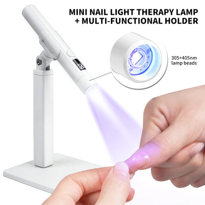 Mini Professional UV LED Nail Dryer Portable and Rechargeable - Smarsty