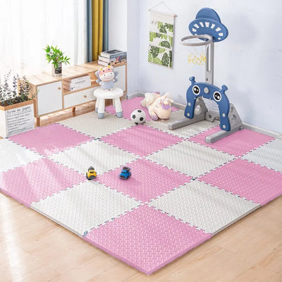 8-16PCS Baby Play Mats EVA Foam Puzzle Mat Children Room Activities Mat For Baby Interlock Floor Carpet 30*30CM by Smarsty