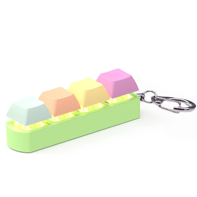 4 Keys Keyboard Keycaps Fidget Toy DIY Finger Keycaps Party Stress Relief Keyboard Caps Finger Button Fidget Decompression Toys - Smarsty