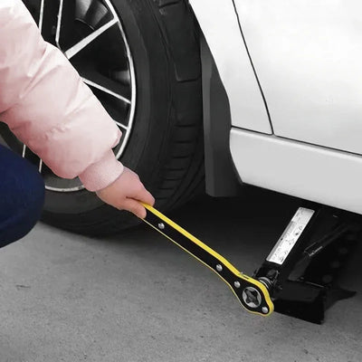 Auto Labor Saving Jack Ratchet Wrench Tire Jack Removal Wrench Cross car Labor Saving Wrench Rocker Arm - Smarsty