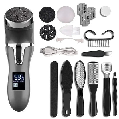 Rechargeable Electric Foot File Callus Remover for Smooth Feet - Smarsty