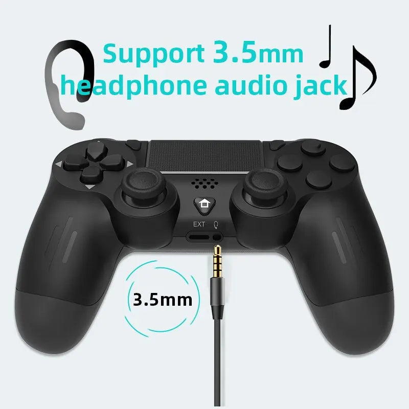 Bluetooth Game Controller for PS4 with Dual Vibration - Smarsty