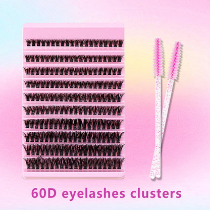 DIY Eyelash Extension Kit with 200 Individual Clusters - Smarsty