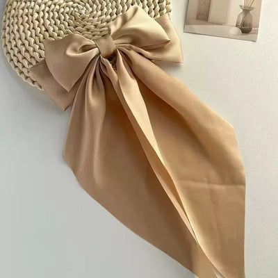 Extra Large Satin Bow Hairpin for Women - Smarsty