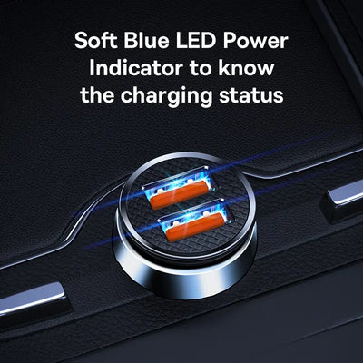 30W USB Car Charger FastCharge QC 4.0 USB PD TypeC - Smarsty