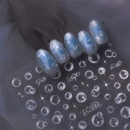 Dreamy Summer Beach Nail Art Stickers for Manicure - Smarsty