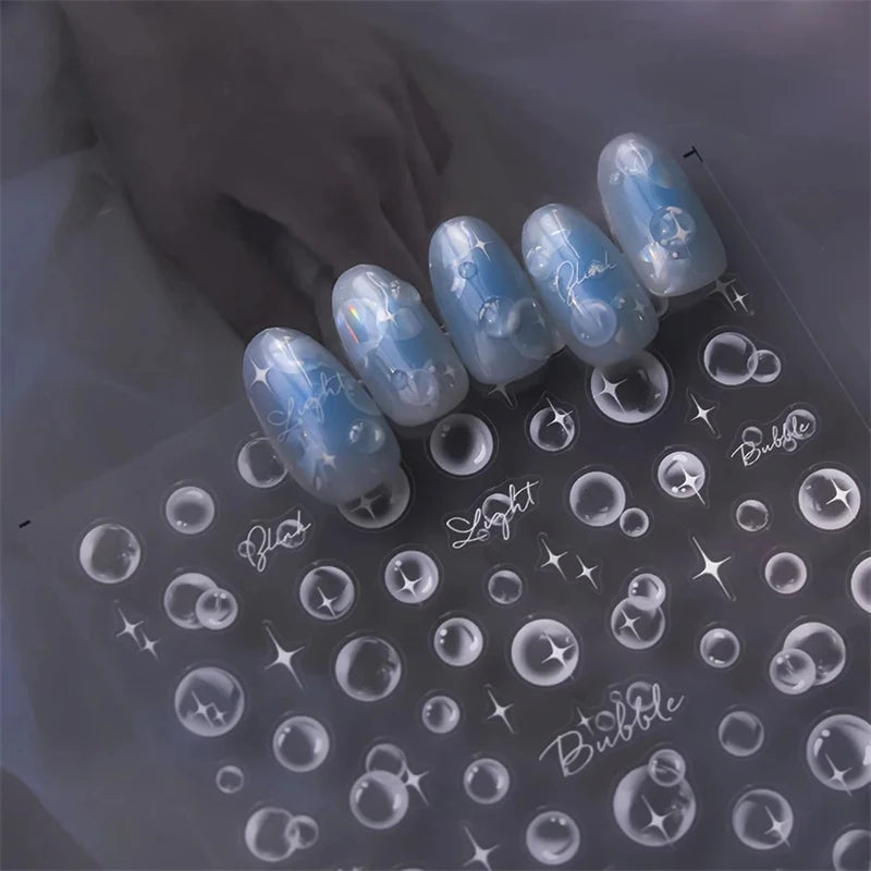 Dreamy Summer Beach Nail Art Stickers for Manicure - Smarsty