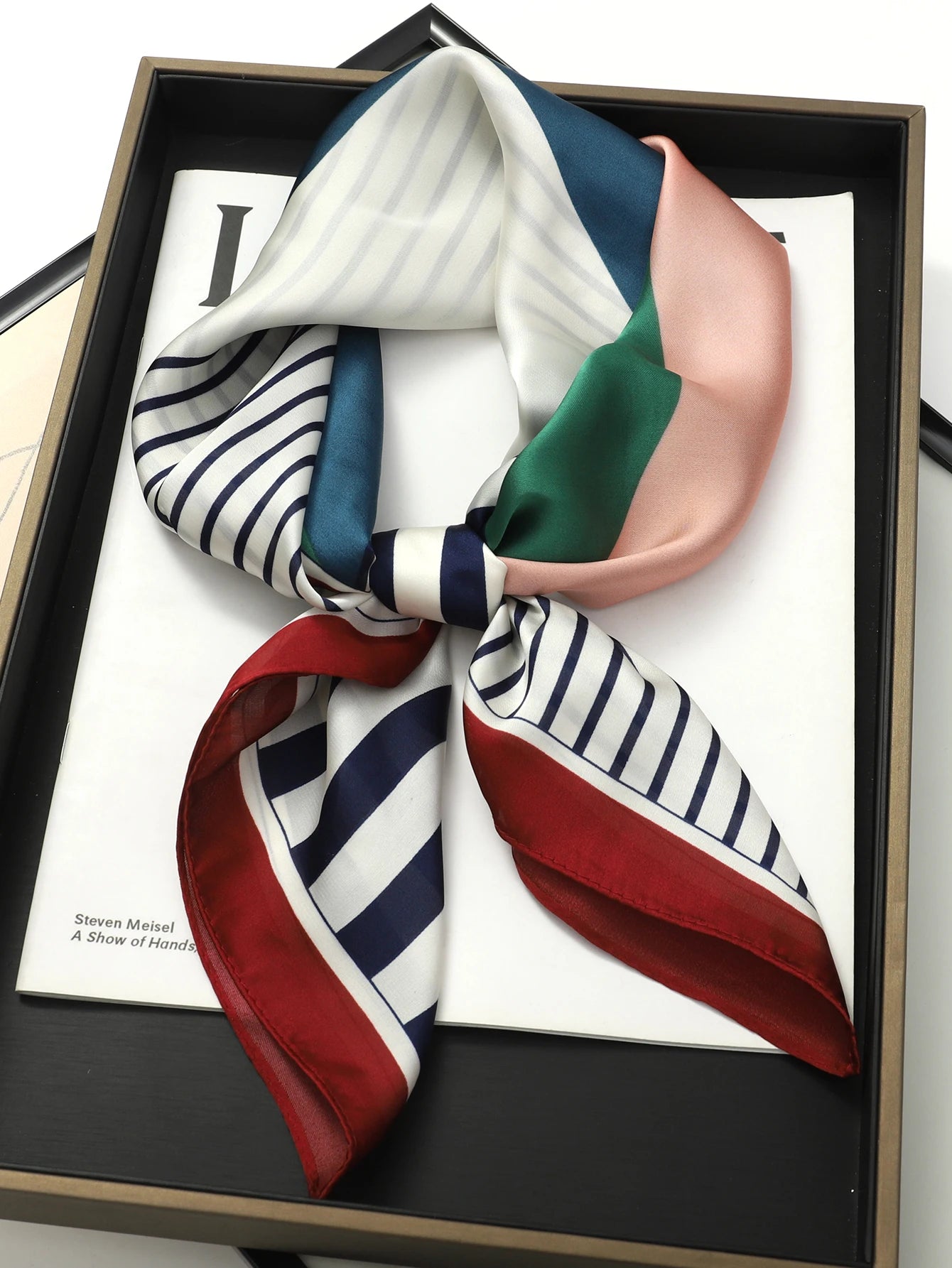 Luxury Silk Satin Scarf for Women with Sun Protection - Smarsty