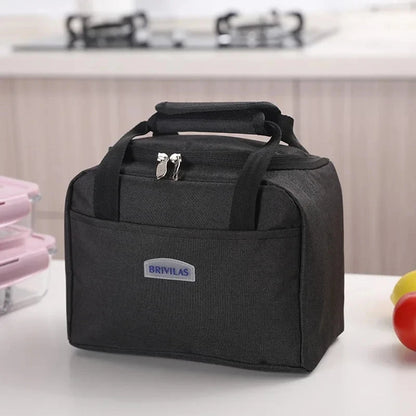 Insulated Portable Lunch Bag For Women Office Tote Compact - Smarsty