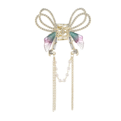 Korean Pearl Butterfly Hair Claw Clip For Women Stylish - Smarsty