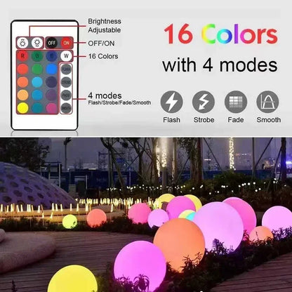 LED Ball Solar Lamp for Outdoor Garden Lighting - Smarsty